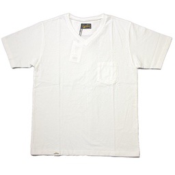[JAPAN BLUE JEANS] ポケットTシャツ（Vネック）7.7oz：無地イメージ