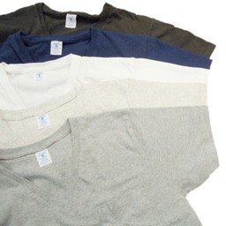 [Velva Sheen] VネックポケットTシャツ ※パックTバラ売りイメージ